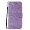  Samsung Galaxy S22 Fodral Flower Textur Lila