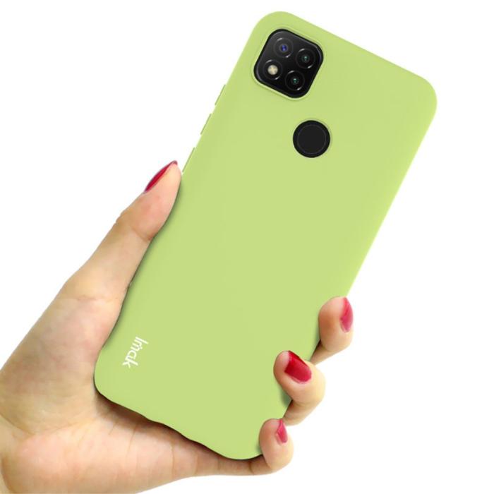 Bild 4, IMAK IMAK Xiaomi Redmi 9C Skal Skin Touch Grön