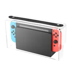  Dammskydd Till Nintendo Switch I Akryl Med Rem Transparent