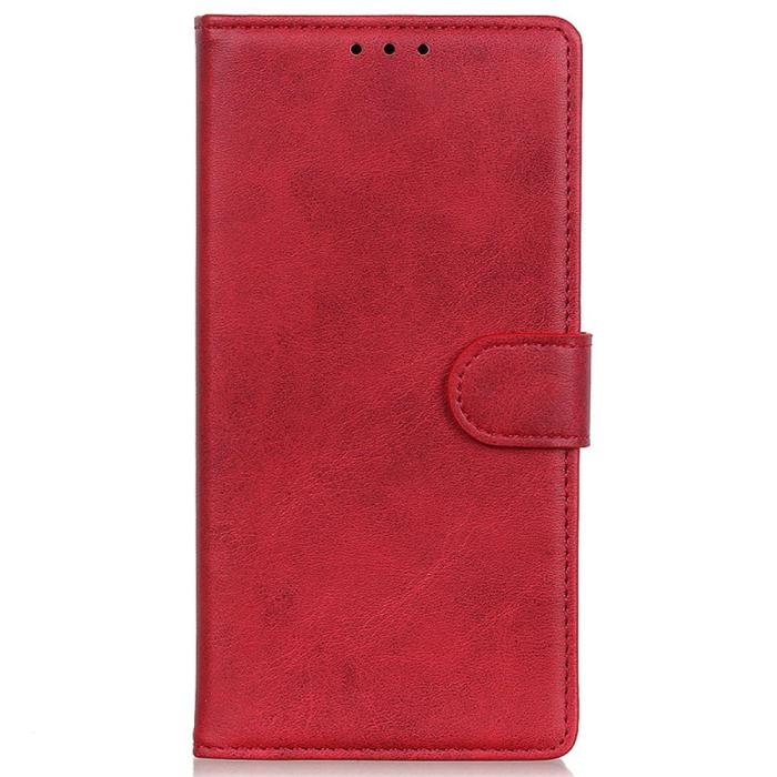 Bild 6,  Samsung Galaxy S24 Ultra Fodral Läder Röd