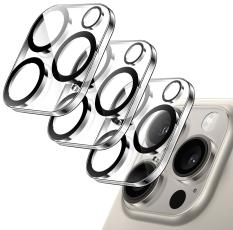 3-Pack iPhone 15 Pro Linsskydd I H&auml;rdat Glas