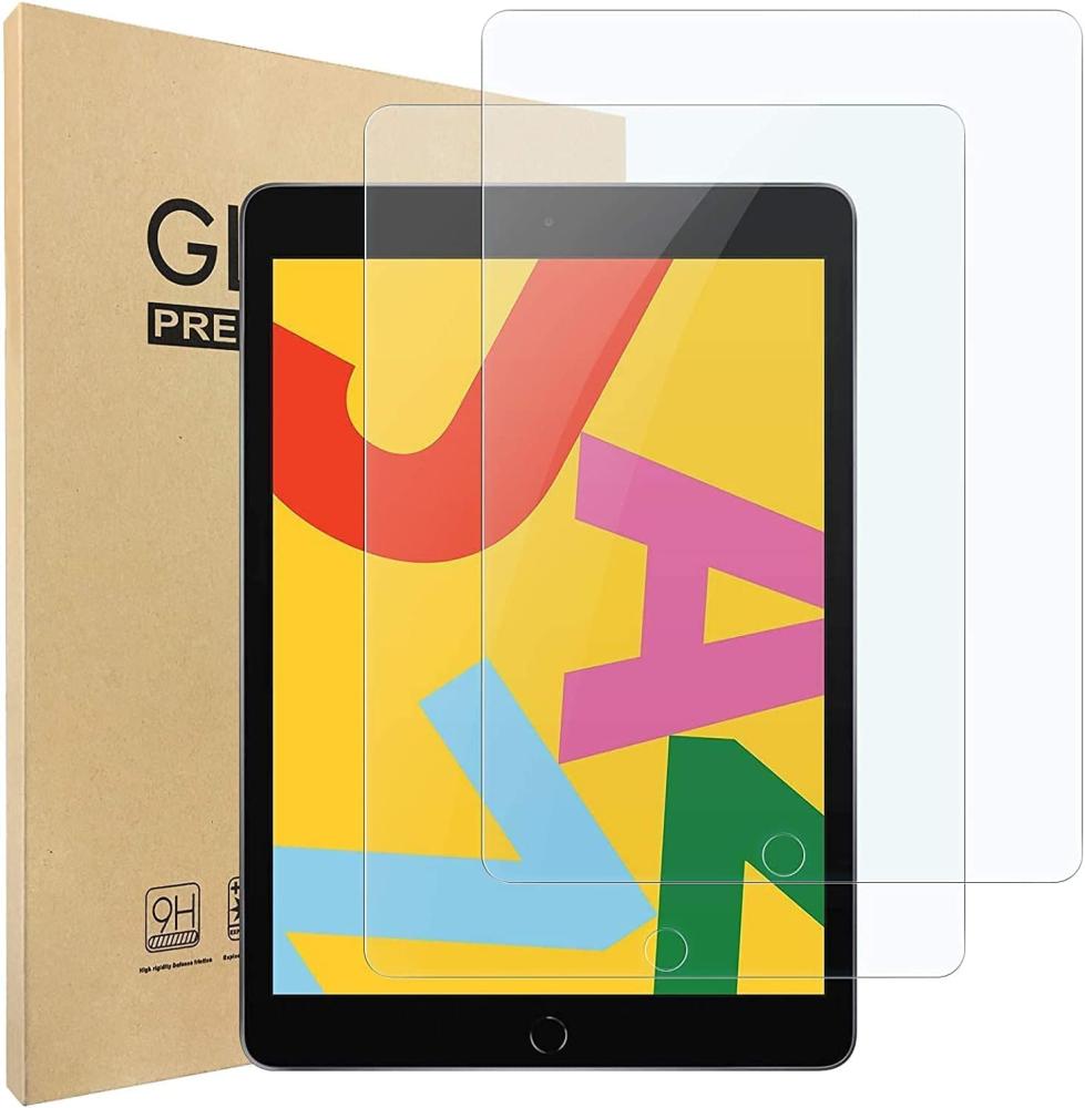 2-Pack iPad 10.2 2019/2020/2021 Skärmskydd i härdat glas