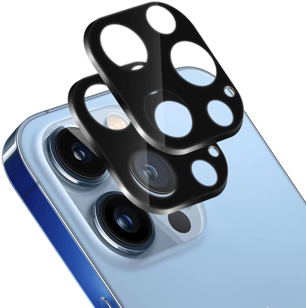  [2-Pack] iPhone 14 Pro Linsskydd I Härdat Glas - Svart