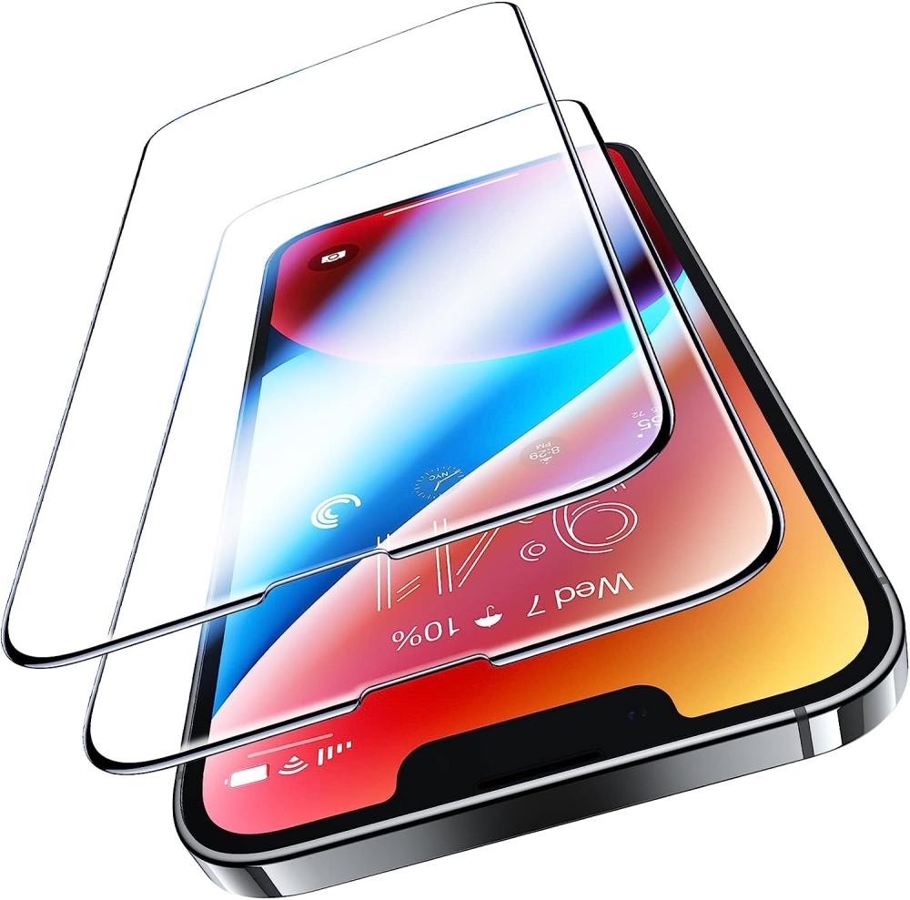  2-Pack iPhone 17e / 16e Heltäckande Skärmskydd i Härdat Glas