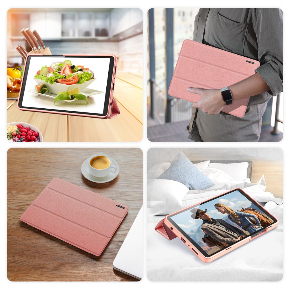 DUX DUCIS DUX DUCIS Galaxy Tab A11 / A9 Fodral DOMO Tri-Fold Rosa
