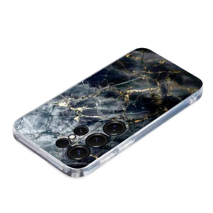 Bild 4,  Samsung Galaxy S26 Ultra Skal Marmor TPU Svart
