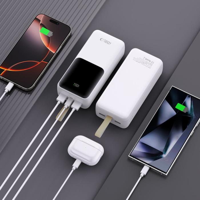 Bild 6, Tech-Protect Tech-Protect 30000 mAh 22.5W Powerbank Vit