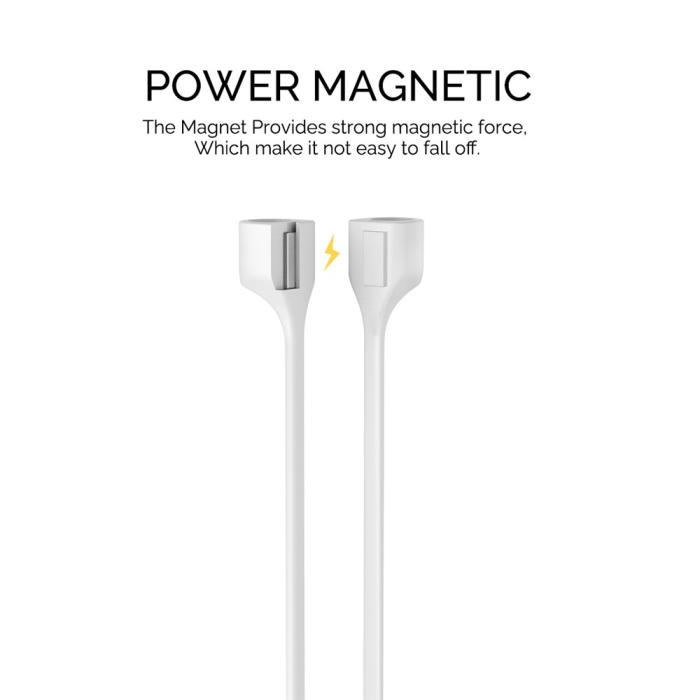 Bild 4, AHASTYLE AHASTYLE AirPods Strap Halsrem Silikon Vit