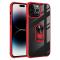  iPhone 14 Pro Max Skal Shockproof Armor Ring Röd