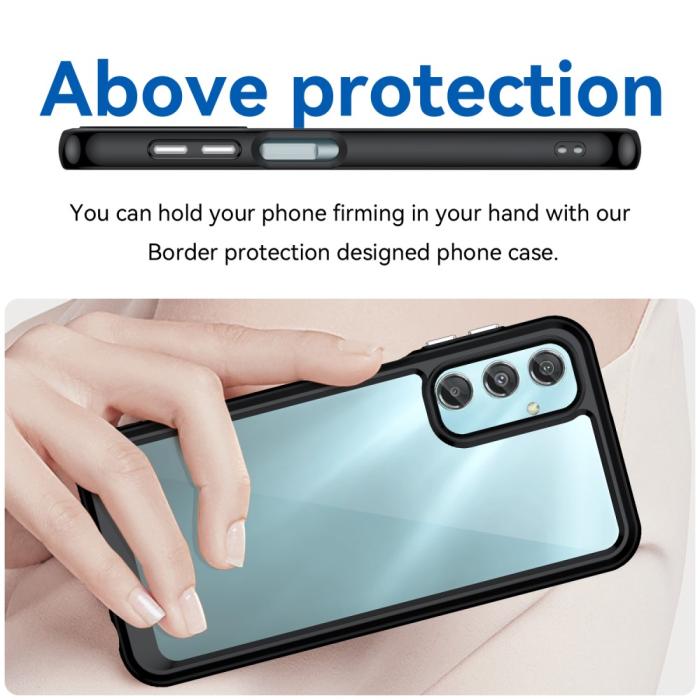 Bild 4,  Samsung Galaxy A25 5G Skal Shockproof Akryl/TPU Svart