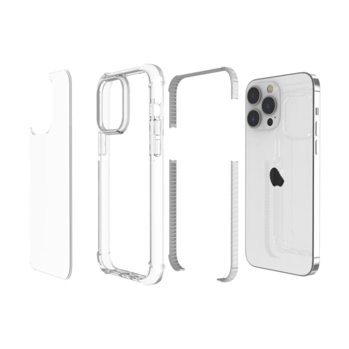 Bild 5,  iPhone 15 Pro Skal Shockproof Akryl/TPU Transparent
