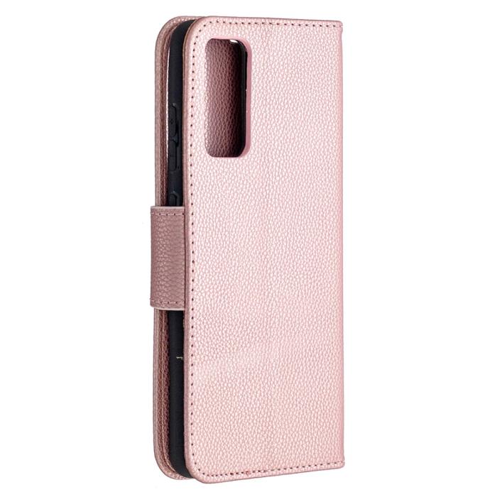Bild 3,  Samsung Galaxy S20 FE - Litchi Fodral - Roséguld