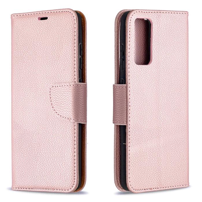 Bild 4,  Samsung Galaxy S20 FE - Litchi Fodral - Roséguld