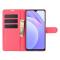  Xiaomi Redmi 9T - Litchi Läder Fodral - Röd