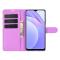 Xiaomi Redmi 9T - Litchi Läder Fodral - Lila