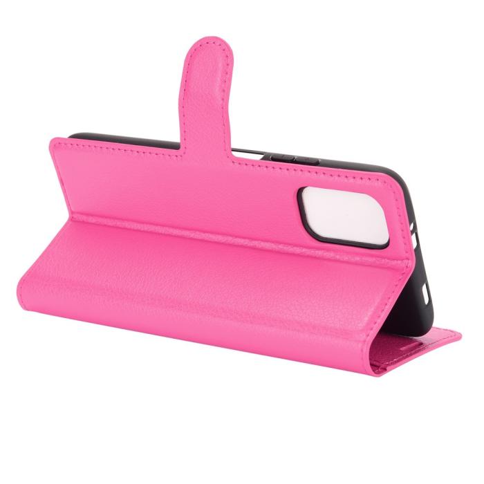 Bild 5,  Xiaomi Redmi 9T - Litchi Läder Fodral - Rosa