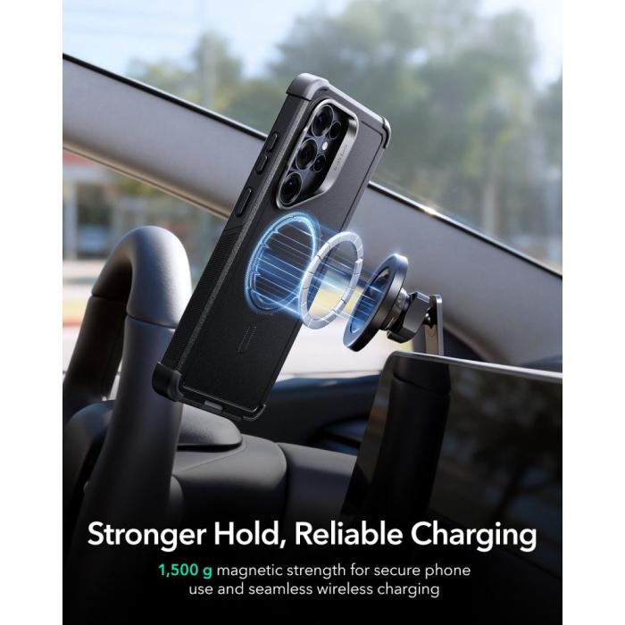 Bild 3, ESR ESR Samsung Galaxy S26 Ultra Skal MagSafe CyberTough Kickstand Svart