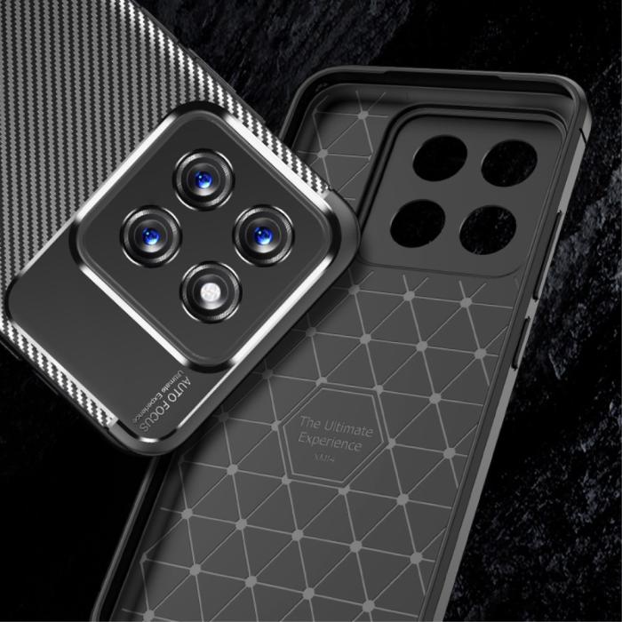 Bild 3,  Xiaomi 14 Skal Kolfiber Textur Svart