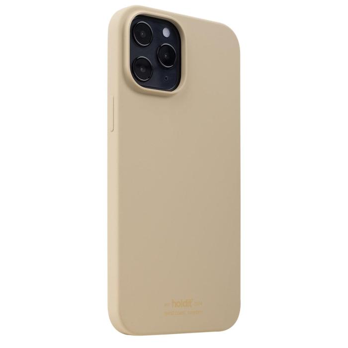 Bild 2, holdit holdit iPhone 12 Pro Max Mobilskal Silikon Beige