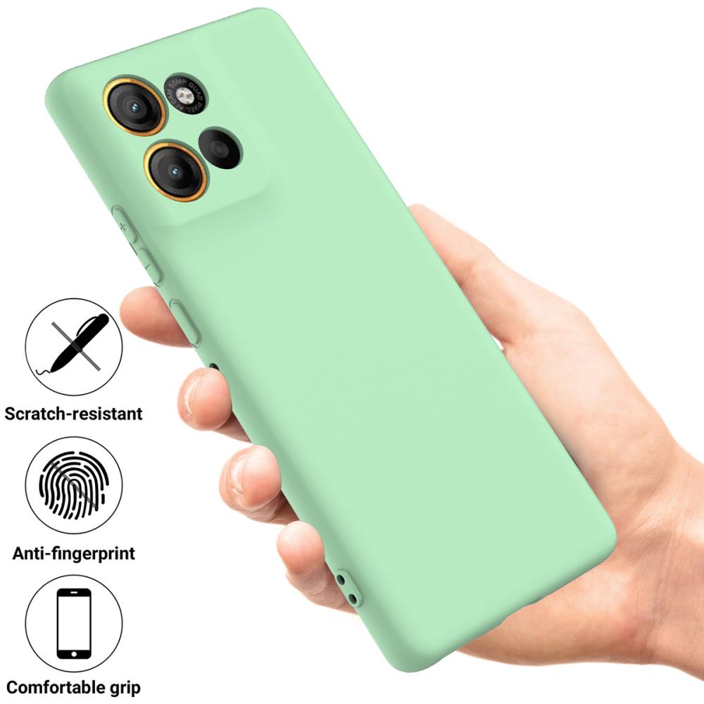  Motorola Moto G56 5G Skal Liquid Silikon Grön
