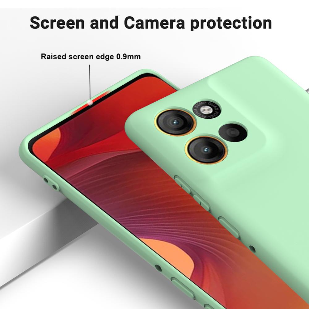 Motorola Moto G56 5G Skal Liquid Silikon Grön