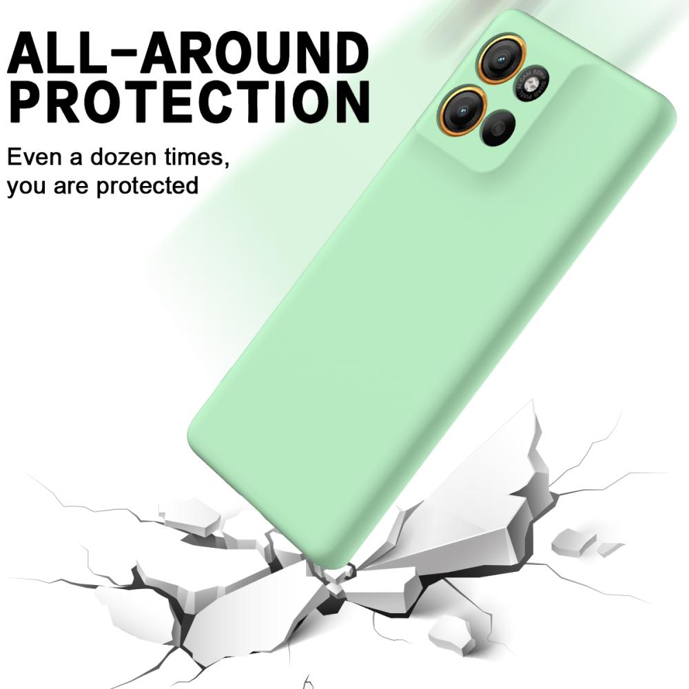  Motorola Moto G56 5G Skal Liquid Silikon Grön