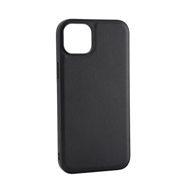 Bild 3, Buffalo Buffalo iPhone 15 Plus Mobilskal MagSafe Läder Svart