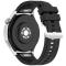  Klockarmband 22 mm Quick Release Silikon Svart