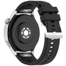  Klockarmband 22 mm Quick Release Silikon Svart