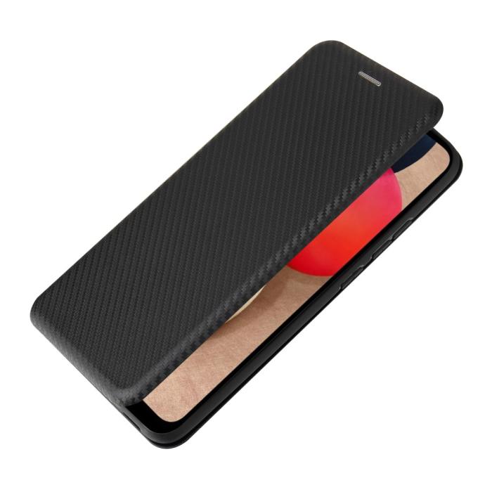 Bild 6,  Samsung Galaxy A03s Fodral Kolfiber Textur Svart
