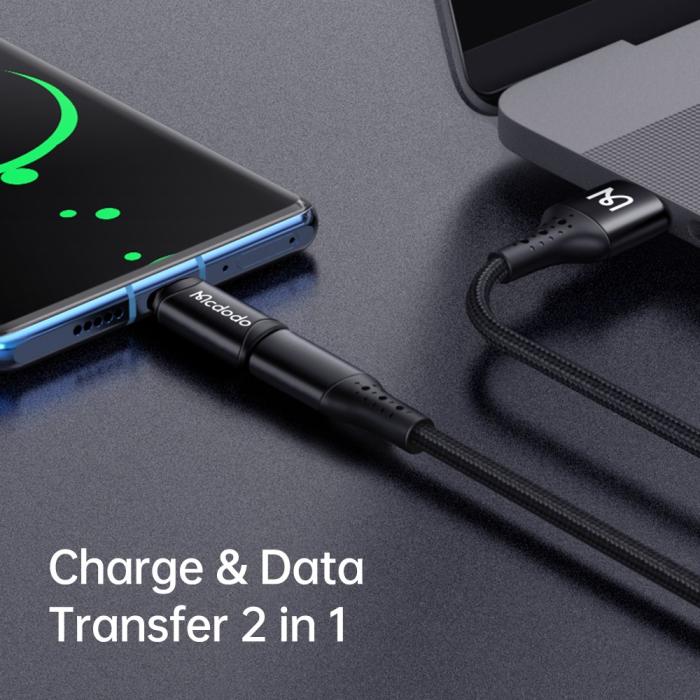 Bild 5, MCDODO Mcdodo MicroUSB Hona - USB-C Hane Adapter Svart