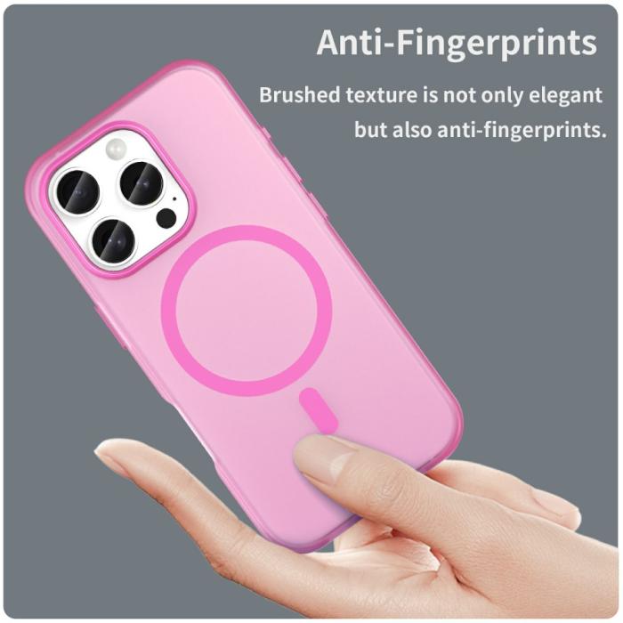 Bild 5,  iPhone 16 Pro Skal MagSafe Slim Matt Rosa