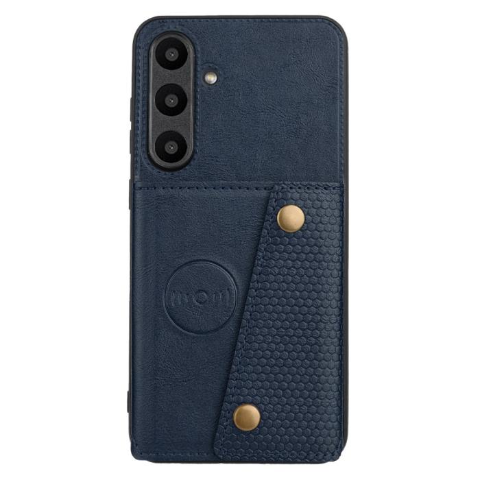 Bild 2,  Galaxy A56 5G/A36 5G Skal Läder Med Kortfack Och Magnet