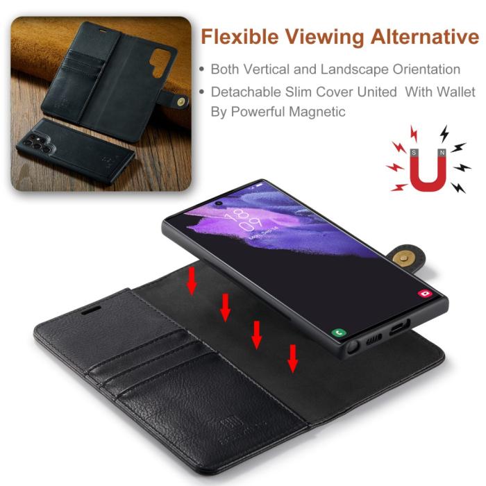 Bild 6, DG.MING DG.MING Galaxy S25 Ultra 2in1 Magnet Fodral / Skal Svart