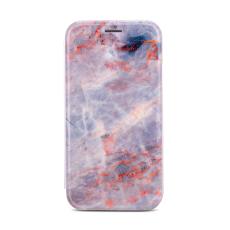  iPhone X/Xs Pl&aring;nboksfodral - Marble Purple Storm