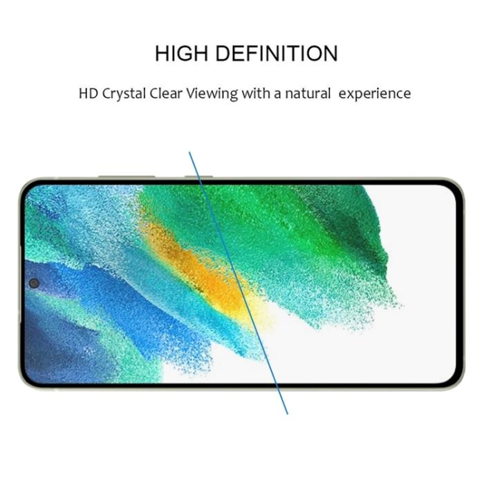 Bild 4,  Samsung Galaxy S21 FE Heltäckande Skärmskydd Härdat Glas