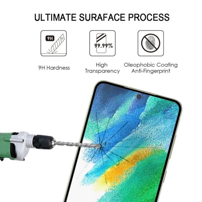 Bild 6,  Samsung Galaxy S21 FE Heltäckande Skärmskydd Härdat Glas