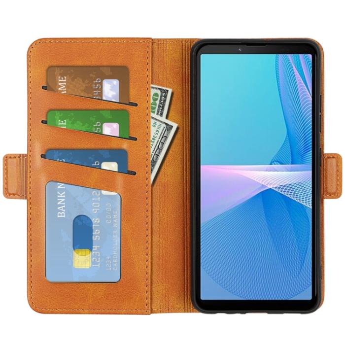 Bild 4,  Sony Xperia 10 IV Fodral Magnetisk Stängning Brun