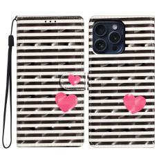 iPhone 16 Pro Fodral Med Stripes/Hj&auml;rtan