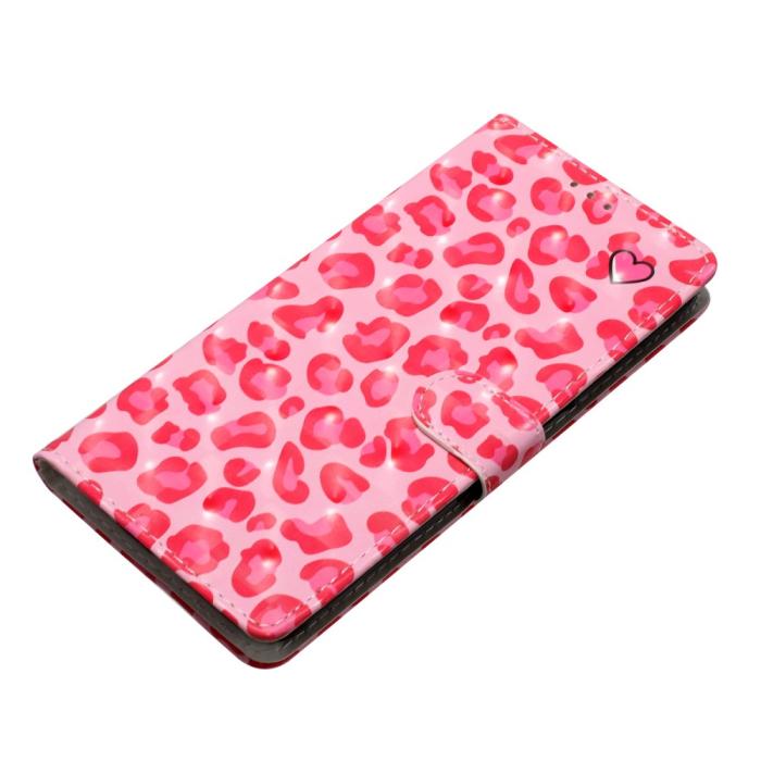 Bild 4,  iPhone 16 Pro Fodral Rosa Leopard Mönster