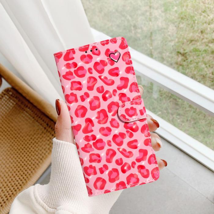 Bild 5,  iPhone 16 Pro Fodral Rosa Leopard Mönster