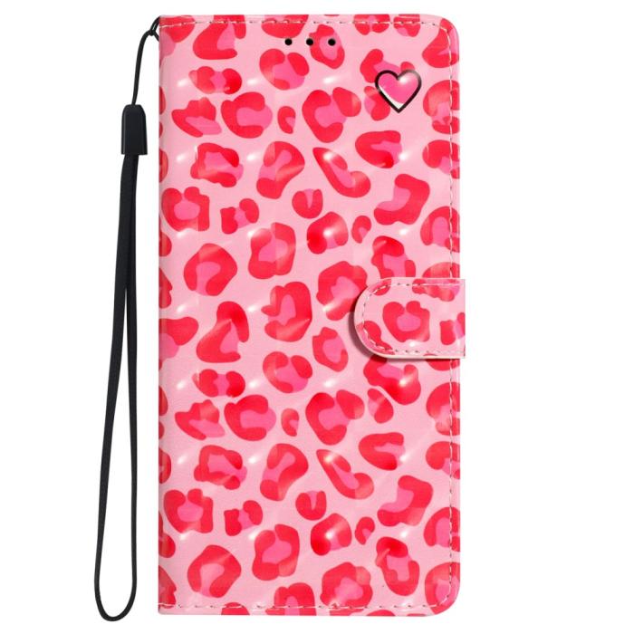 Bild 6,  iPhone 16 Pro Fodral Rosa Leopard Mönster