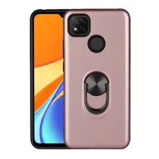  Xiaomi Redmi 9C Skal Ring Hybrid Ros&eacute;guld