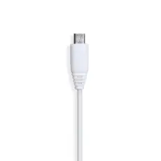 Gear GEAR Laddkabel MicroUSB 1m Kabel Vit