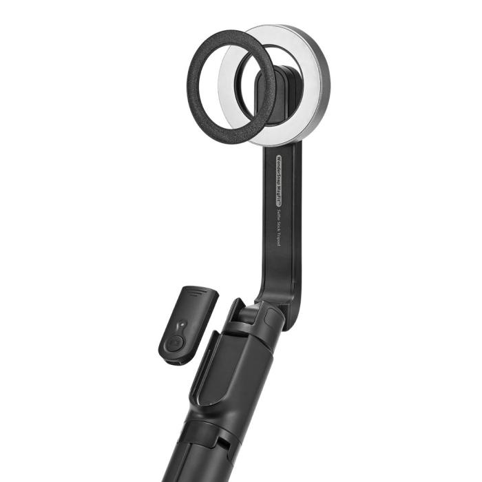 Bild 4, Spigen Spigen 120 cm MagSafe Bluetooth Selfiestick Tripod Svart