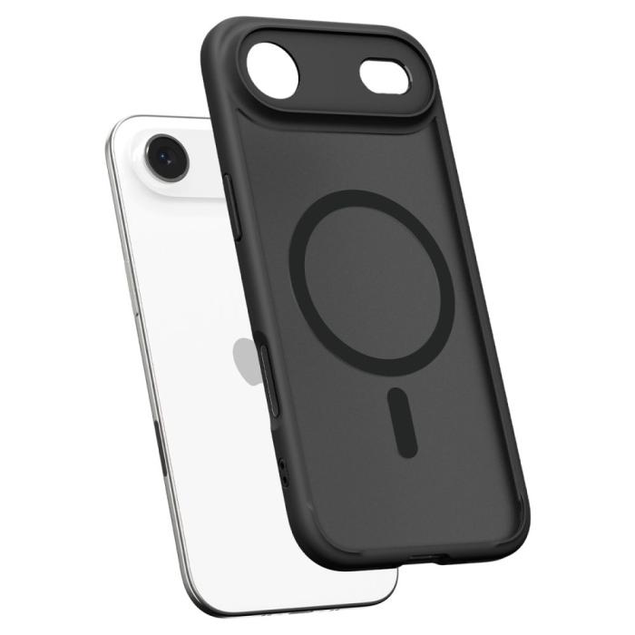 Bild 5, Spigen Spigen iPhone Air Skal MagSafe Ultra Hybrid Frostad Svart
