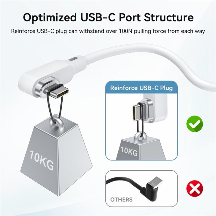Bild 6, AMVR AMVR 5m Link Kabel Till VR Headset USB-C Vit
