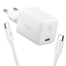Spigen Spigen 45W V&auml;ggladdare Inkl. USB-C Kabel Essential Vit