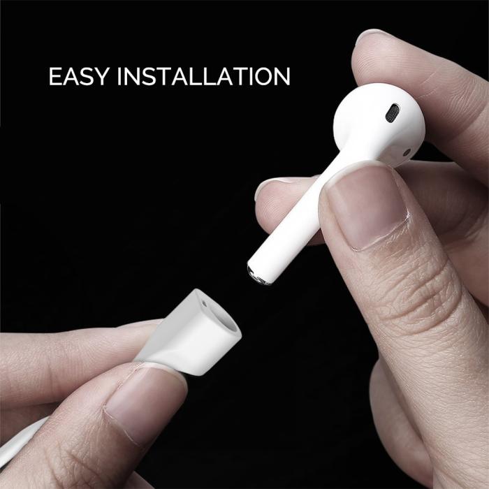 Bild 6, AHASTYLE AHASTYLE AirPods Strap Halsrem Silikon Vit