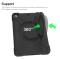  iPad 10.2 2019/2020/2021 Skal 360 Hybrid Kickstand Svart
